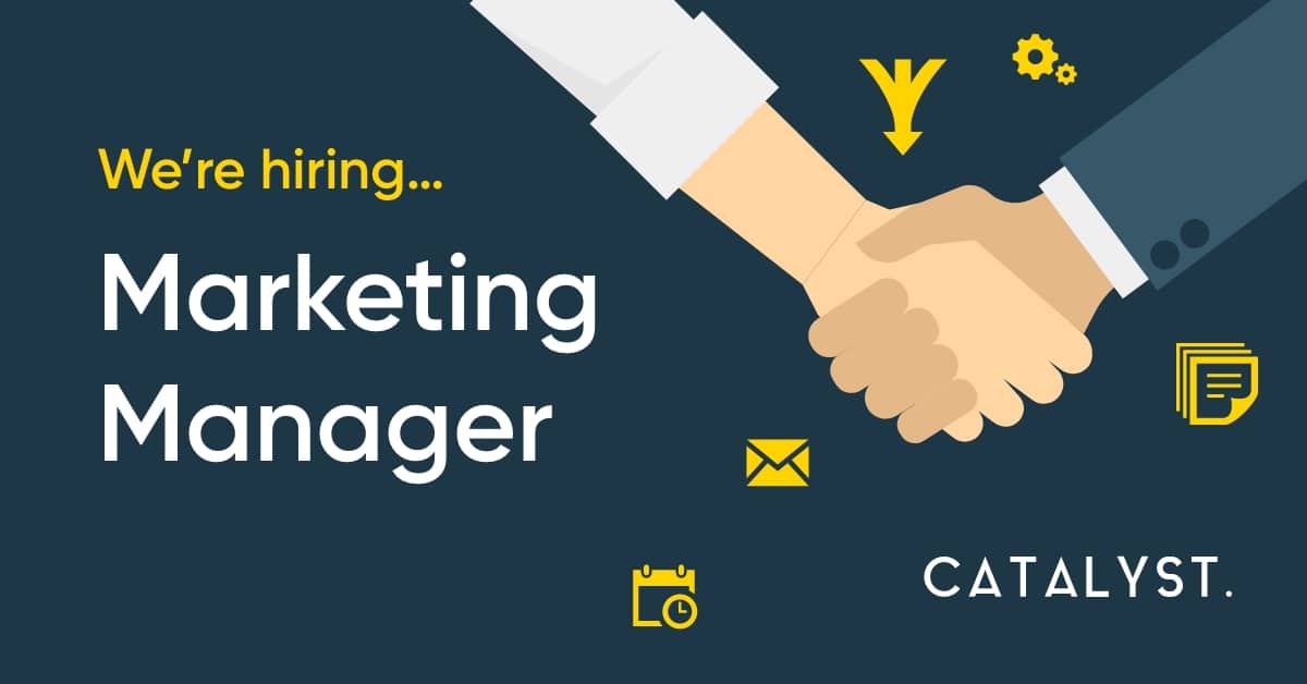 JOIN THE TEAM - MARKETING MANAGER