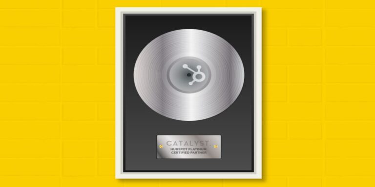 Catalyst Awarded Platinum Hubspot Partner - Catalyst Marketing Agency