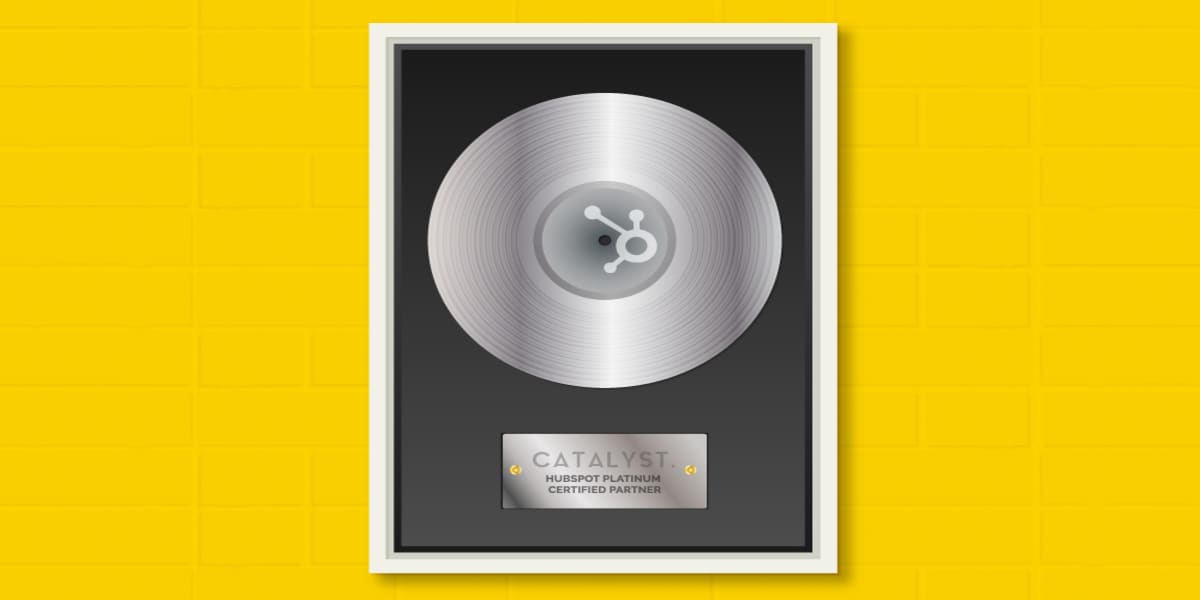 Catalyst Awarded Platinum Hubspot Partner