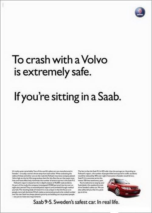 Saab advert