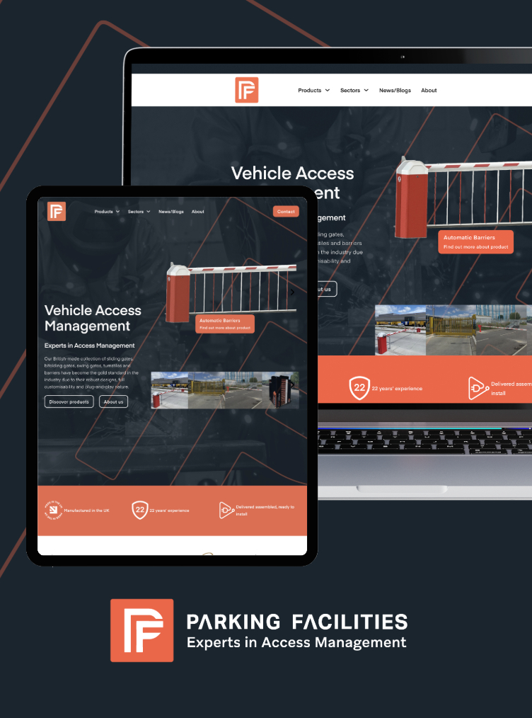 Catalyst web agency - parking facilities web design